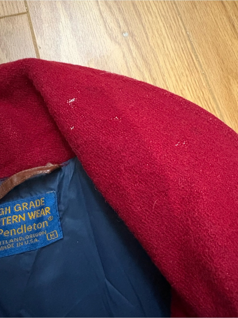 Pendleton High grade Western wear Aztec navajo red jacket size M - Picture 7 of 12